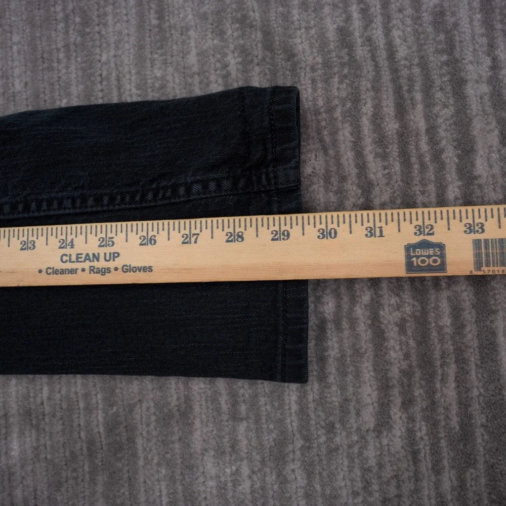 Levi's 511 Slim Fit Jeans Mens 30x30 Black Good Denim Pants 04511-4406